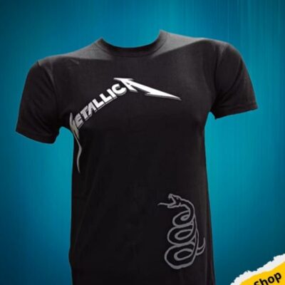 tienda de polos, polos de metallica, galerias brasil, eurocentro chile, metallica black album