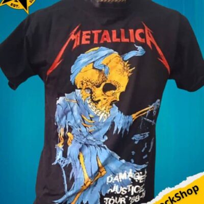 tienda de polos, polos de metallica, galerias brasil, eurocentro chile, metallica damage tour 88