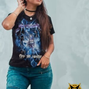 tienda de polos, polos de metallica, galerias brasil, eurocentro chile, metallica right the lightning