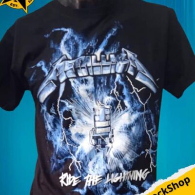 tienda de polos, polos de metallica, galerias brasil, eurocentro chile, metallida right the lightning premium