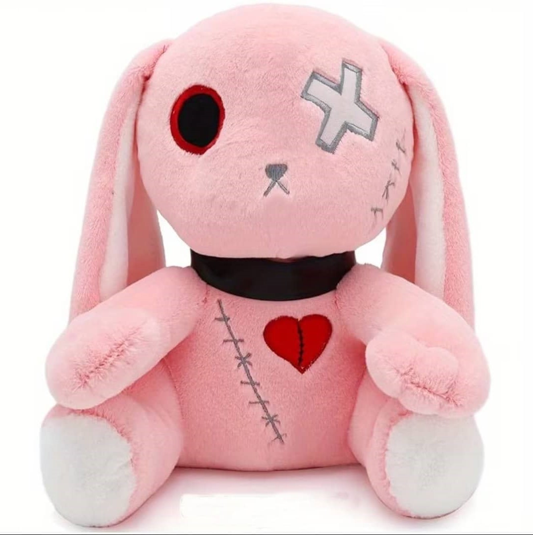 peluches rock, peluche emo, conejo malo