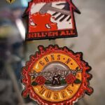 tienda de polos, polos de metallica, galerias brasil, eurocentro chile, pines metalicos de bandas