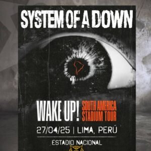 entradas SYSTEM OF A DOWN , festival vivo x el rock, marilyn Manson en Lima, gorra de system of a down, polos de marilyn manson , conciertos peru, polos system of a down