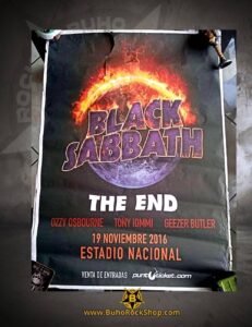 Poster BLACK SABBATH en Chile
