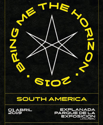 poster  BRING ME THE HORIZON en lima