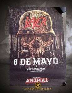 Poster afiche SLAYER en Chile