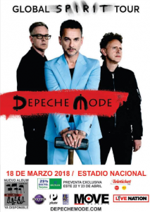 poster  DEPECHE MODE en lima