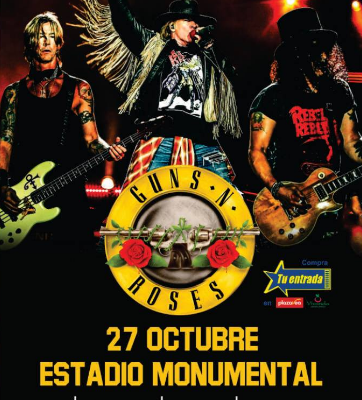 guns n roses en lima