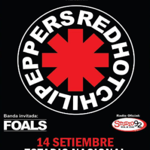 poster RED HOT CHILI PEPPERS en lima