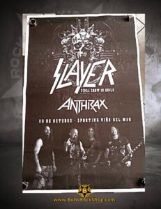 Poster SLAYER ANTHRAX KREATOR en Chile
