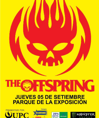poster  THE OFFSPRING en lima