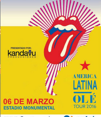 poster ROLLING STONES  lima