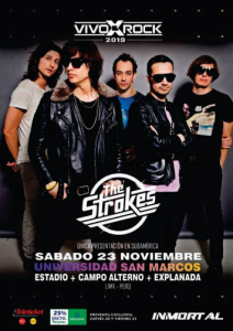 poster STROKES en lima