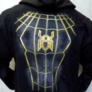casaca spider man dorado