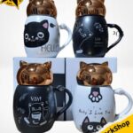 taza gatos tiernos