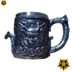 taza jarra barco vikingo