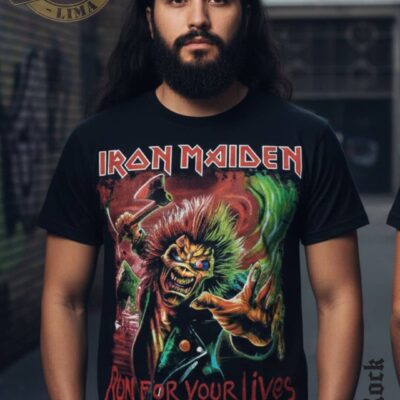 polos IRON MAIDEN Run for Your Lives_