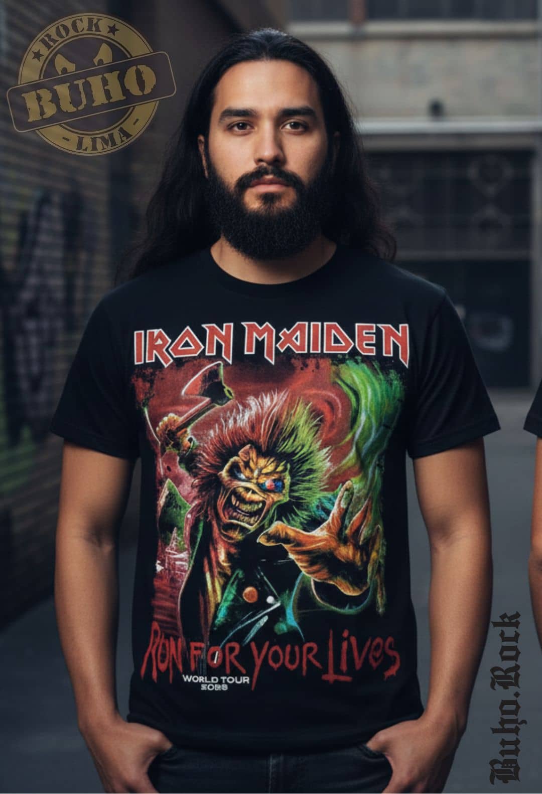 polos IRON MAIDEN Run for Your Lives_