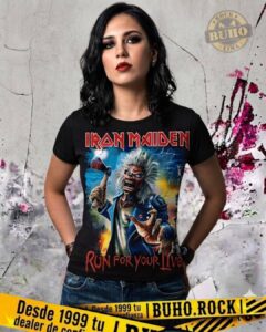 IRON MAIDEN Tour dama y Oversize