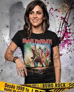 IRON MAIDEN Trooper para dama y Oversize