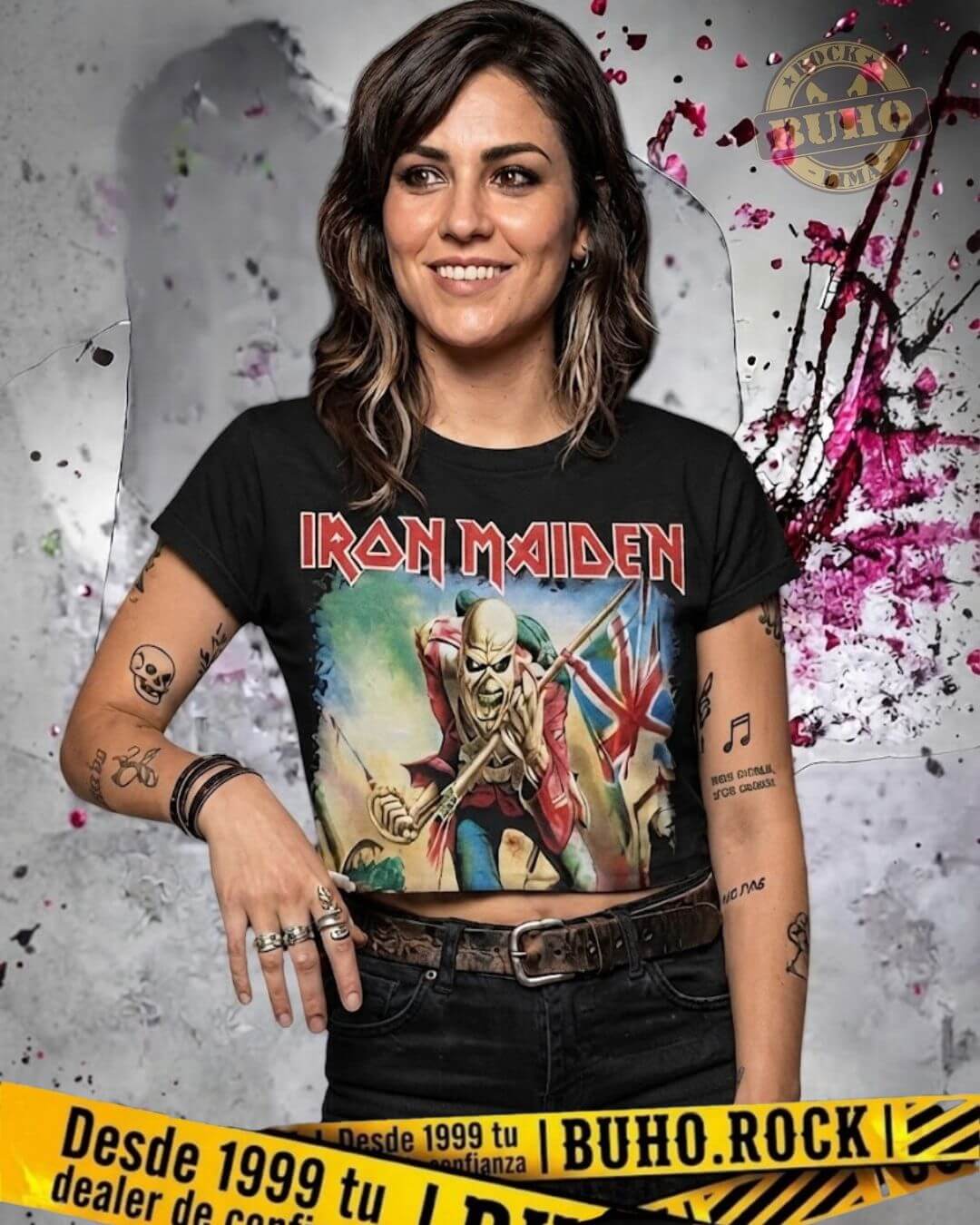 donde comprar polos iron maiden, polos iron maiden para dama
