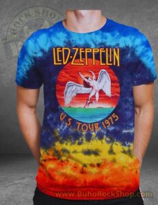LED ZEPPELIN Liquid Blue Vintage 1975 🇺🇸