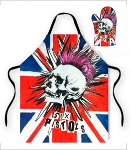 Sex Pistols mandil cocina