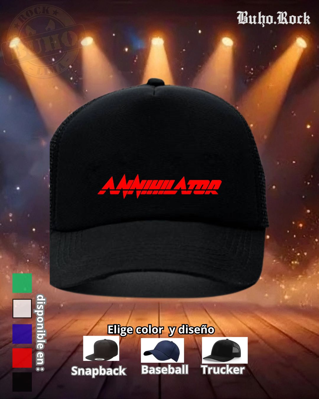 gorras rockeras