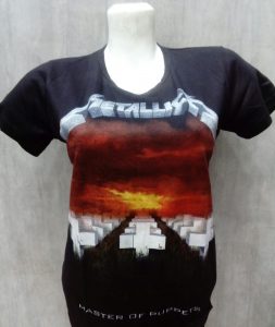 METALLICA Master of Puppets para dama
