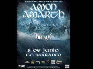 poster de AMON AMARTH en Lima