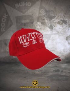 Gorra roja LED ZEPPELIN