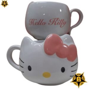 taza hello kitty pink