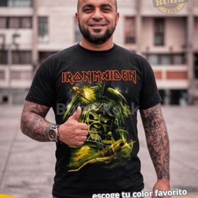 polos de iron maiden, iron maiden en lima