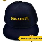 gorra megadeth logo amarillo