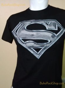 SUPERMAN logo gris