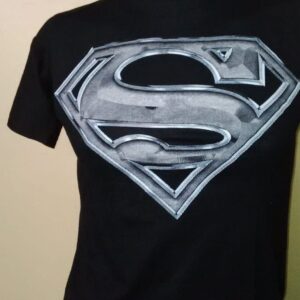 SUPERMAN logo gris
