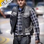 Chaleco de cuero Sons of Anarchy XL
