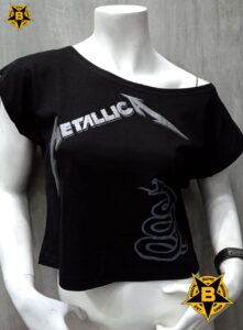 tienda de polos, polos de metallica, galerias brasil, eurocentro chile, polo de metallica black album
