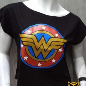 polo mujer maravilla logo