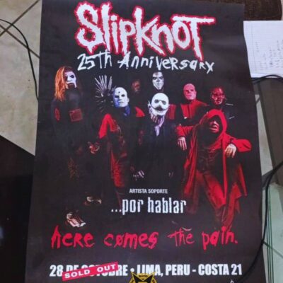polos de slipknot, camisa de slipknot, mascaras de slipknot, trajes de slipknot, slipknot en colombia, knotfest chile