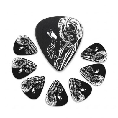 puas de guitarra, puas iron maiden, iron maiden en lima