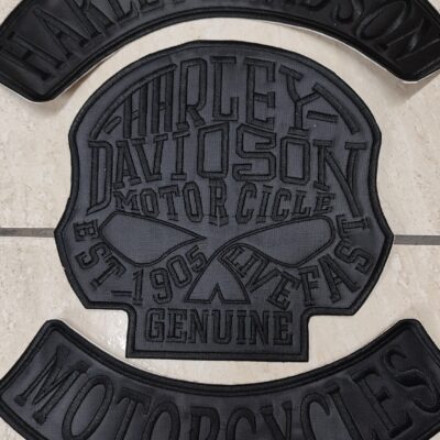 espaldera gigante harley davidson