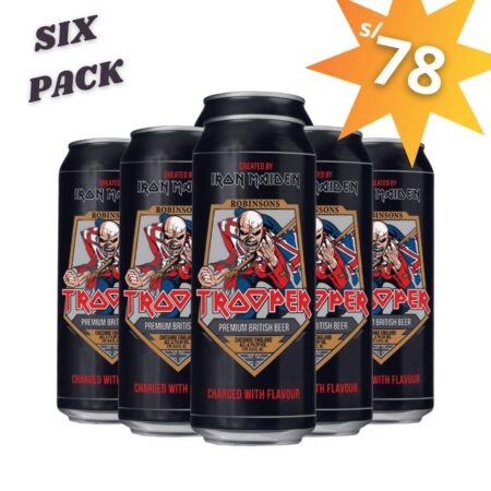 cerveza iron maiden six pack