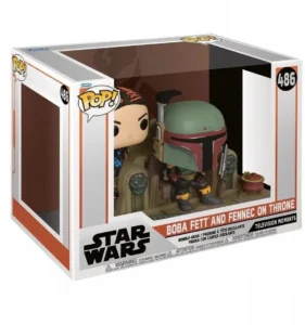 funko star wars boba fett and fennec on throne 486