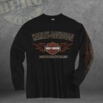 HARLEY DAVIDSON manga larga fire