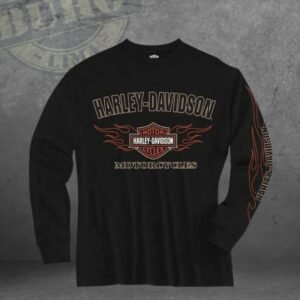 HARLEY DAVIDSON manga larga fire