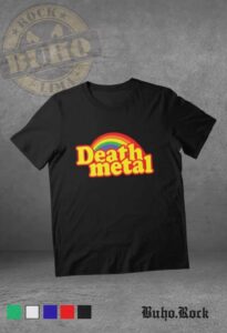 DEATH METAL logo arcoiris