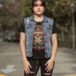 polos para dama iron maiden, casaca dama iron maiden