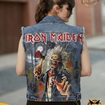 polos para dama iron maiden, casaca dama iron maiden