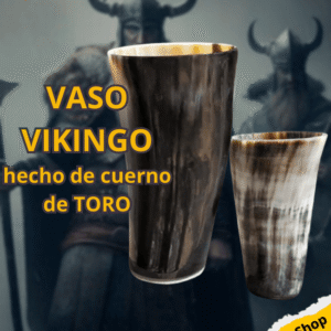 vaso de cuerno vikingo